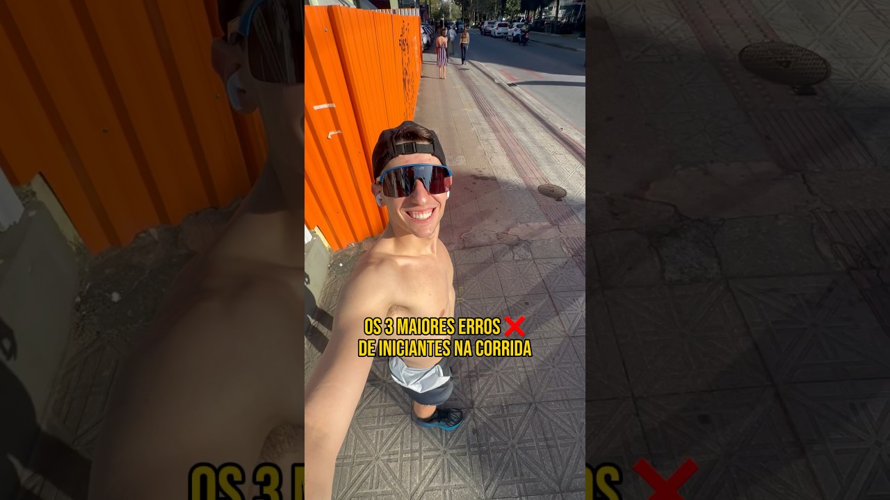 3 maiores erros ❌ de corredores iniciantes na corrida #corridaderua #correndo #treino #treinar
