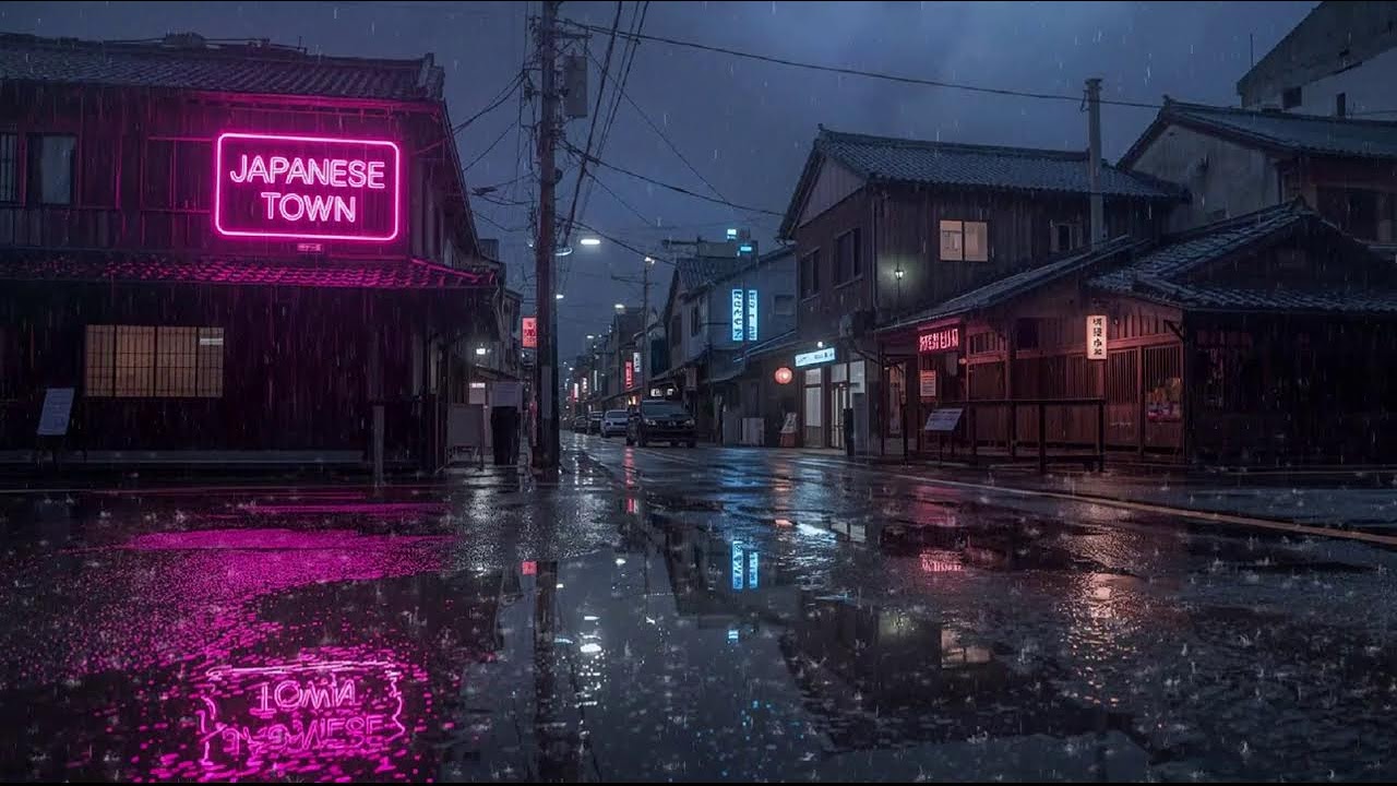 Night Rain Ambience 🌙 Lofi Beats for Focus, Relax & Quiet Moments #35