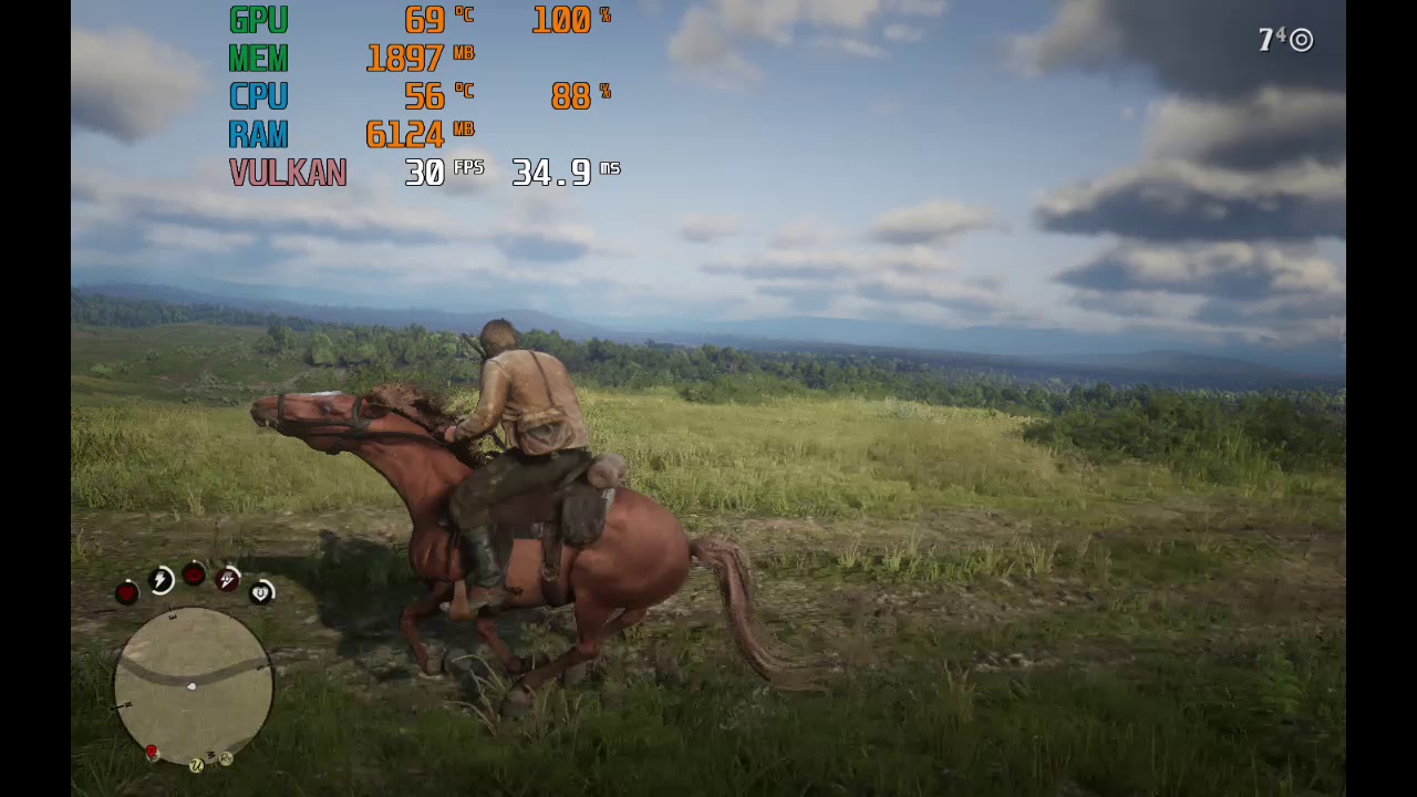 RX460 - i3 6098p  Red Dead Redemption 2 Optimized Settings (Medium 900p)