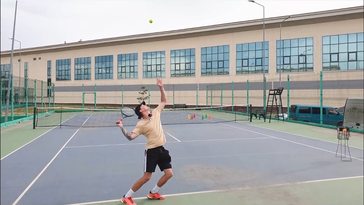 Вместо кручёной летит резаная? Постановка кручёной подачи (kick serve) в большом теннисе.