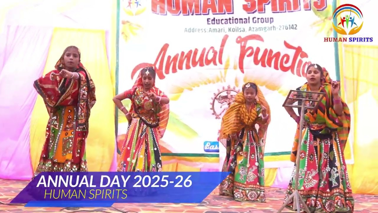 बेटियों को पढ़ाइए, उनका बचपन मत छीनिए” – Human Spirits Annual Function 2025–26
