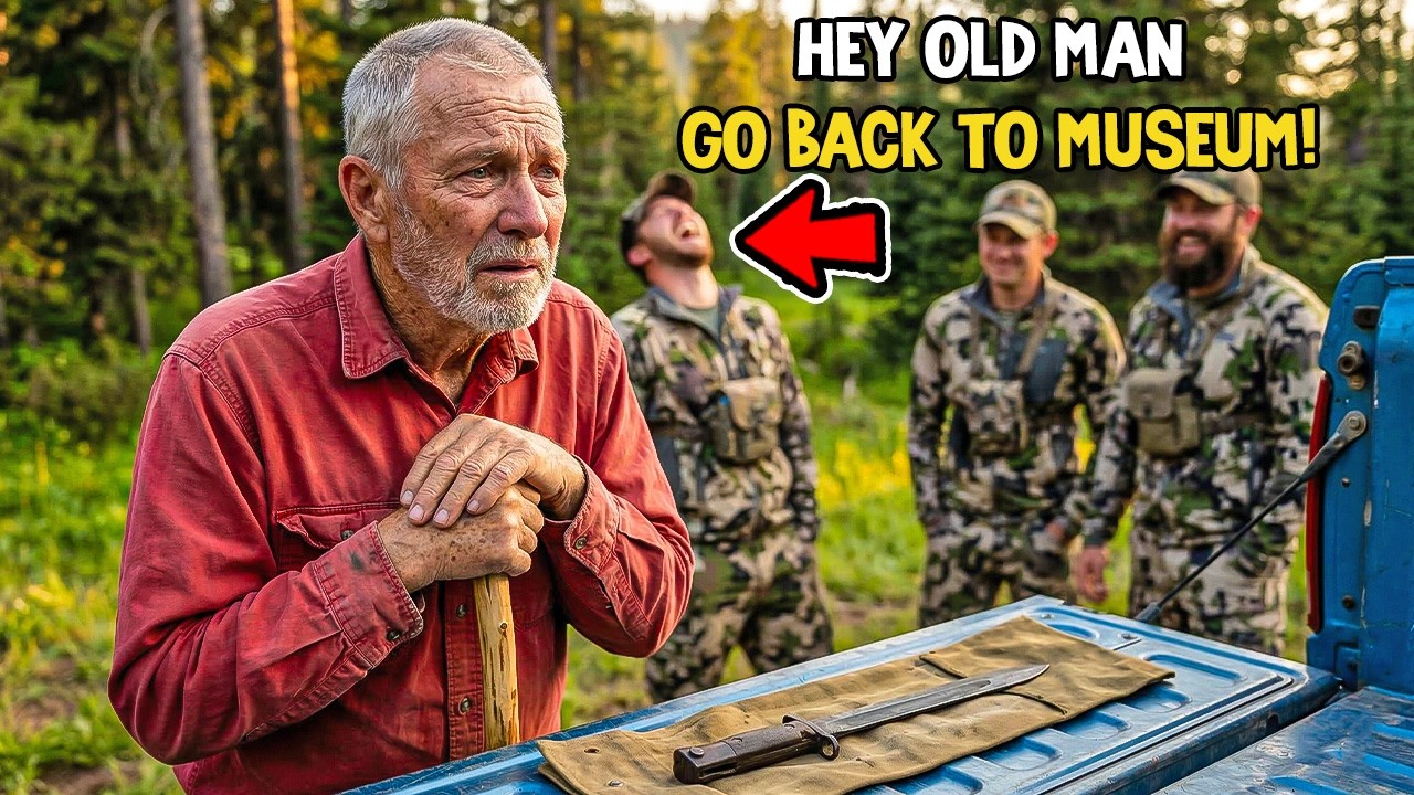 Hunters Laughed at the Old Veteran's Bayonet — His One Cut Did What Their Knives Couldn't