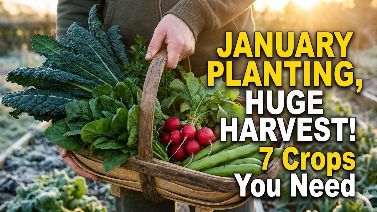 7 Best Plants to Grow in January.Huge Harvest 
