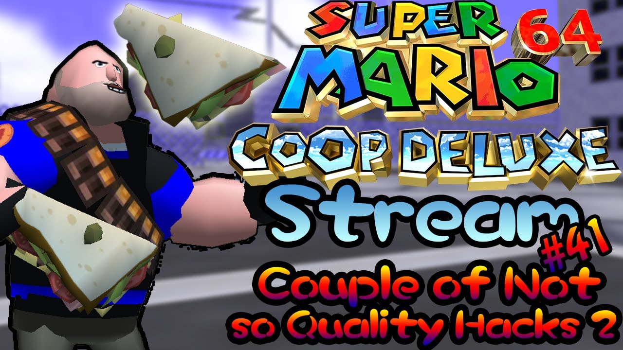 Even MOREEEE Low Quality Rom Hacks with Friends! - Super Mario 64 Co-op Deluxe Stream (41)