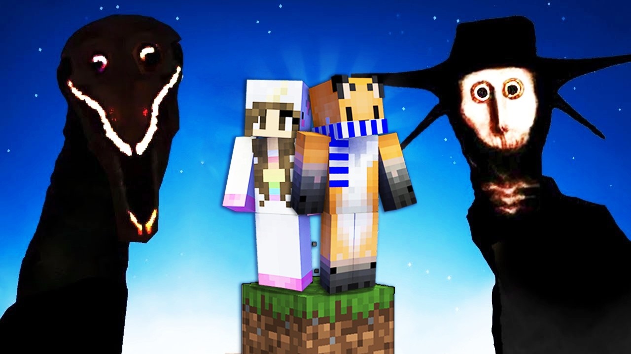 Minecraft Oneblock Barátnőmmel, de Titokban Horror Modokkal
