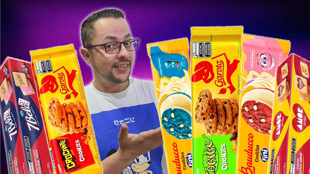 NOVOS BISCOITOS 2025!! PROVANDO FINI | CARIBE | PAÇOCA AMOR E ATÉ BALA🍬 SUPER LANÇAMENTOS!!