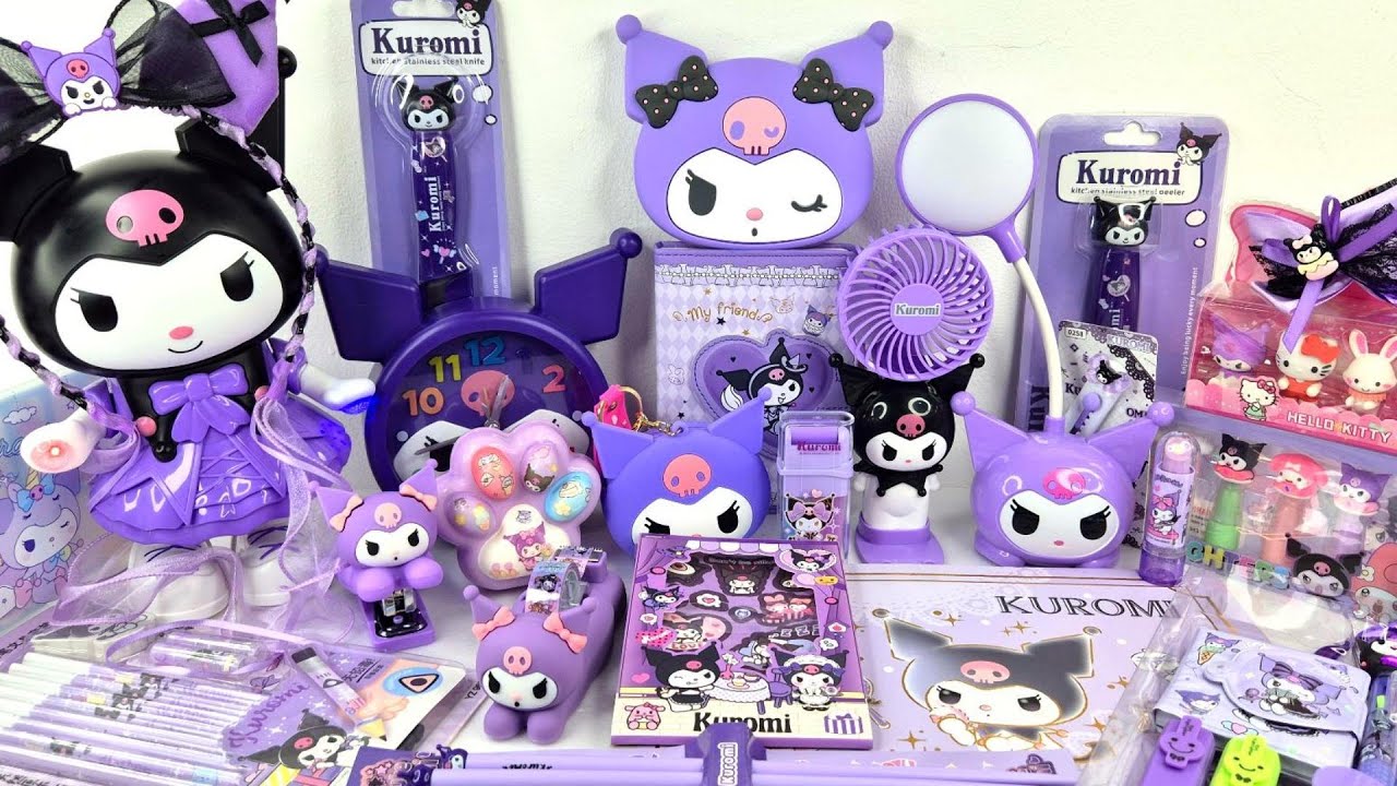 Unboxing Kuromi Sanrio Haul 2025 !!| ASMR |  💜🖤