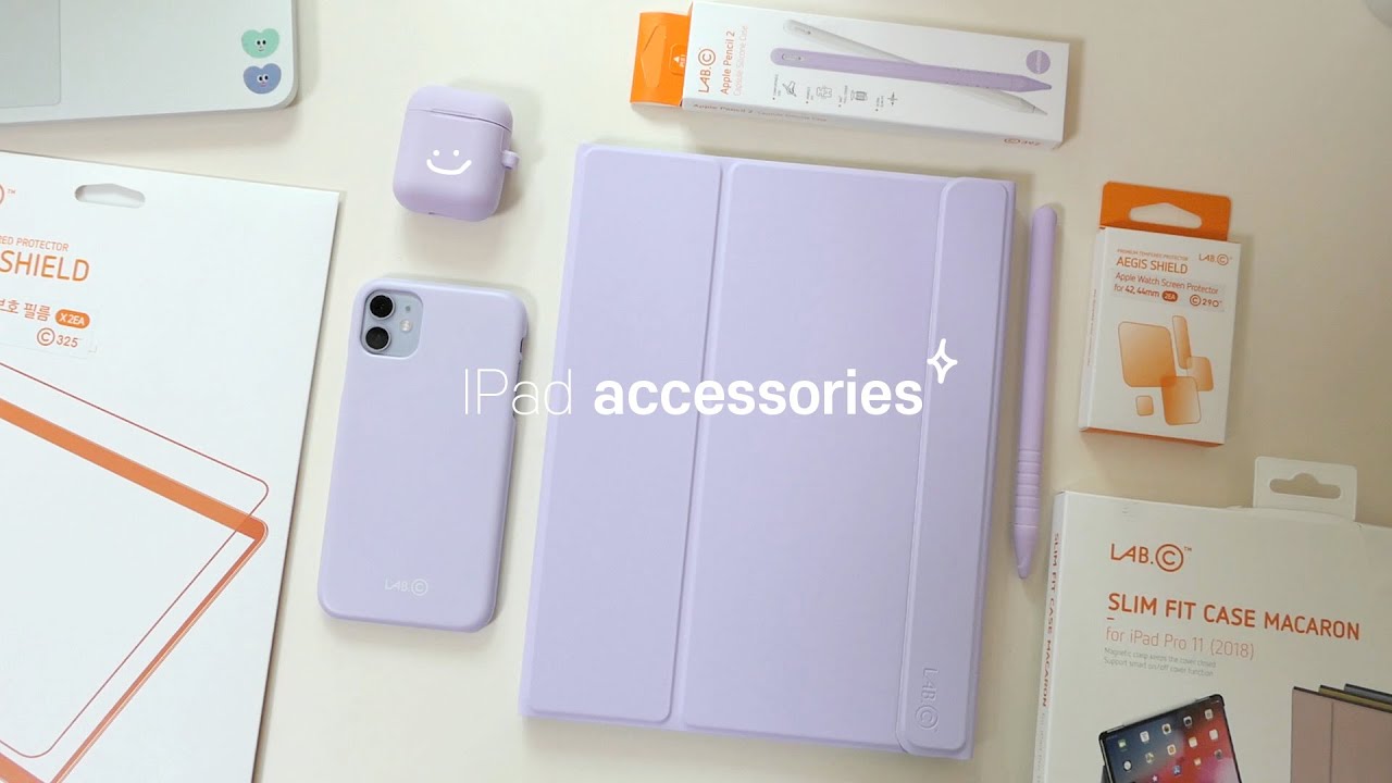 Аксессуары для IPad / Распаковка / Защитная пленка  / Чехол  (ft.랩씨)