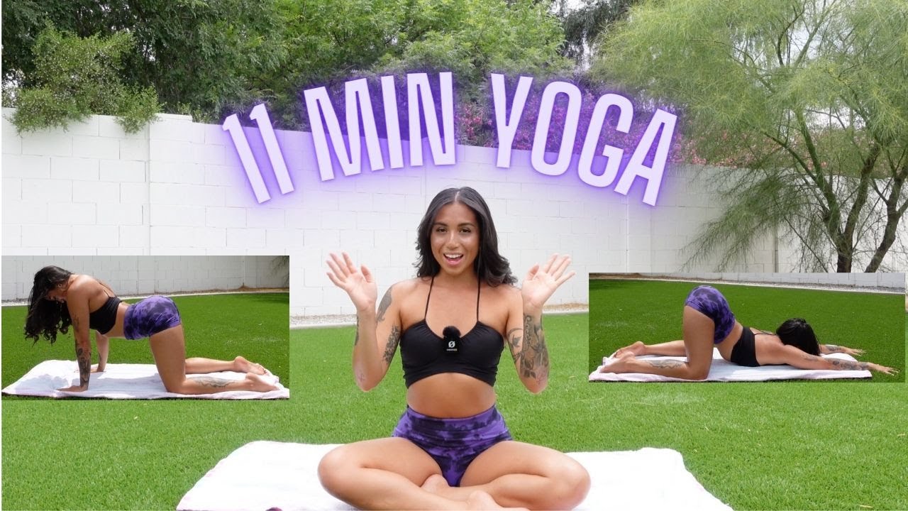 11min Hot Morning Yoga with Winniehoneey in Arizona 🏜