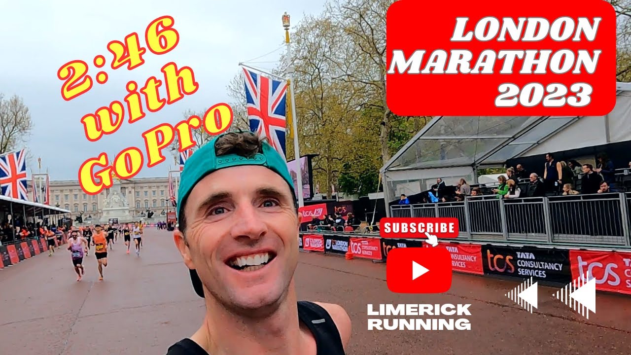 Running a 2:46 in the #londonmarathon with a Gopro, POV of the insane crowd #limerickrunning #gopro
