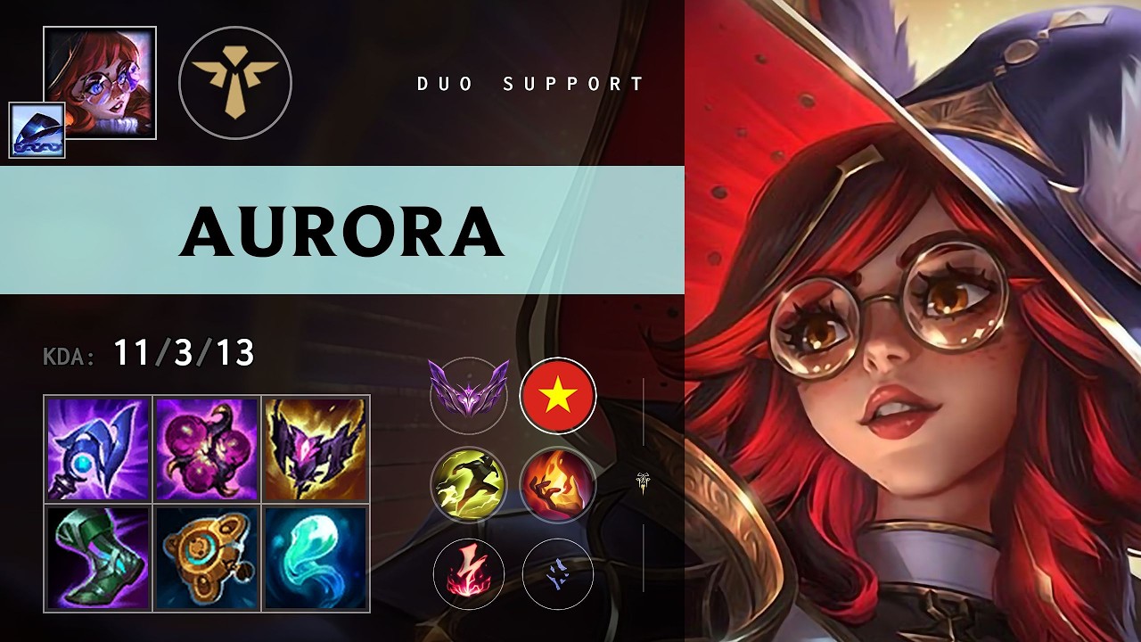 Aurora Support vs Bard - VN Master Patch 26.16