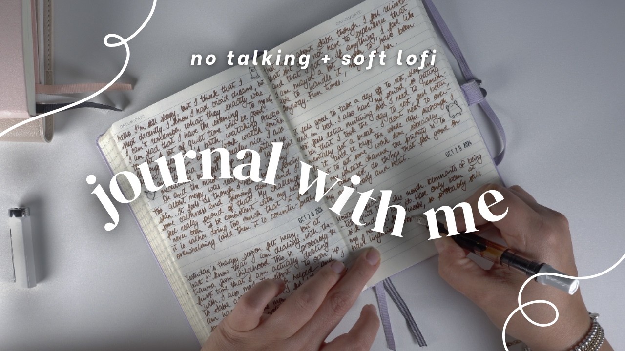 🌙 Journal With Me (no talking) | peaceful journaling music for self discovery