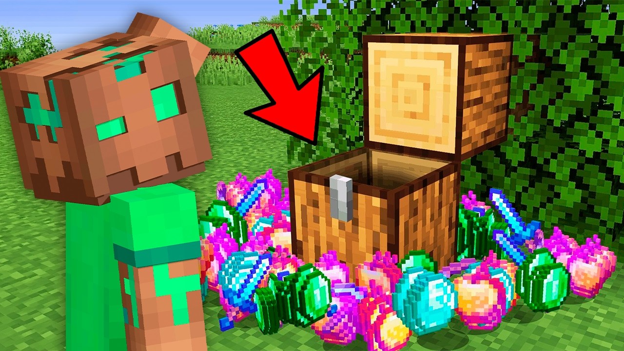 Minecraft, Pero los Árboles son COFRES!