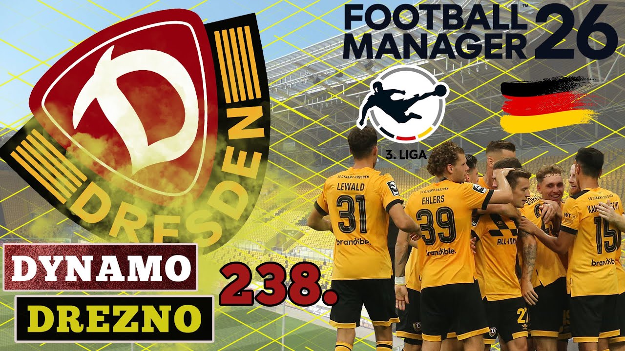 #238 Sentyment zwyciężył. | Dynamo Drezno | Football Manager 26 PL