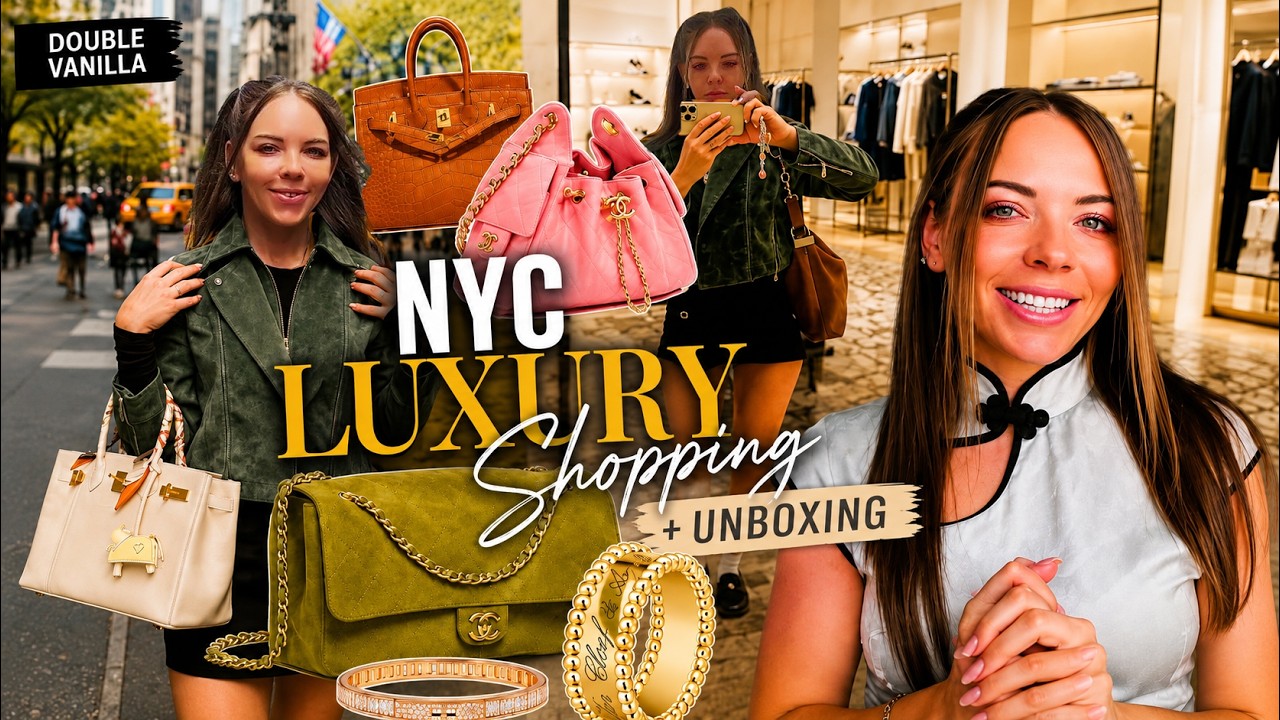 Влог о роскошном шопинге в Нью-Йорке: Hermes, Chanel, Dior, Fendi, Van Cleef и другие