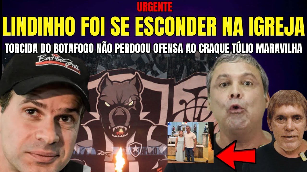 URGENTE TORCIDA DO BOTAFOGO CORRE ATR&Aacute;S DE LINDINHO ODEBRECHT AP&Oacute;S OFENSA AO CRAQUE T&Uacute;LIO MARAVILHA