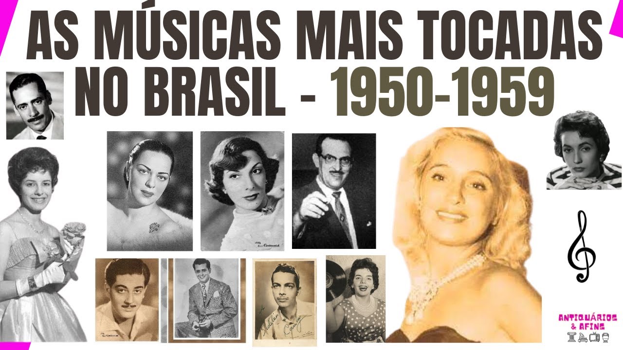 AS MÚSICAS QUE MARCARAM O BRASIL DE 1950 A 1959 🎶 | Especial Anos 50