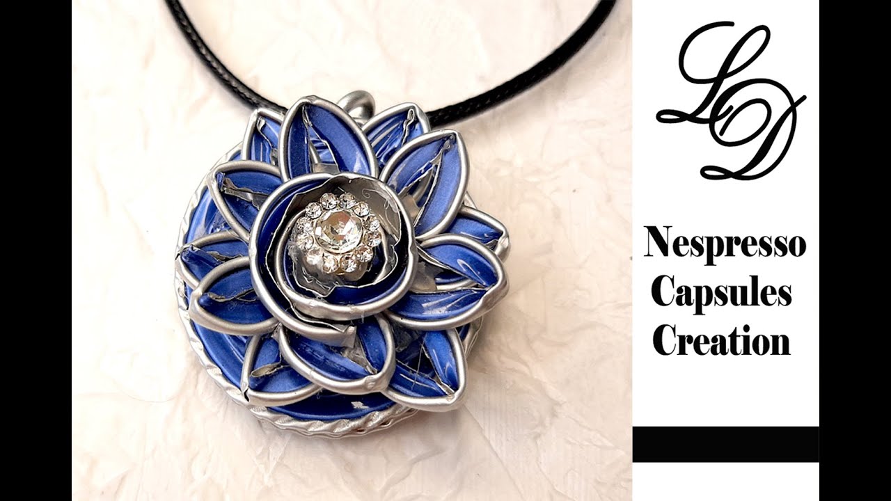 How to Recycle Nespresso Capsules - Easy DIY Coffee Pods Pendant - Jewelry Recycling- Zero Waste