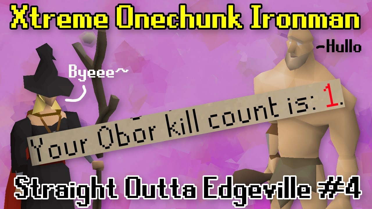 Количество ваших убийств Обора: 1. (Xtreme Onechunk Edgeville #4)