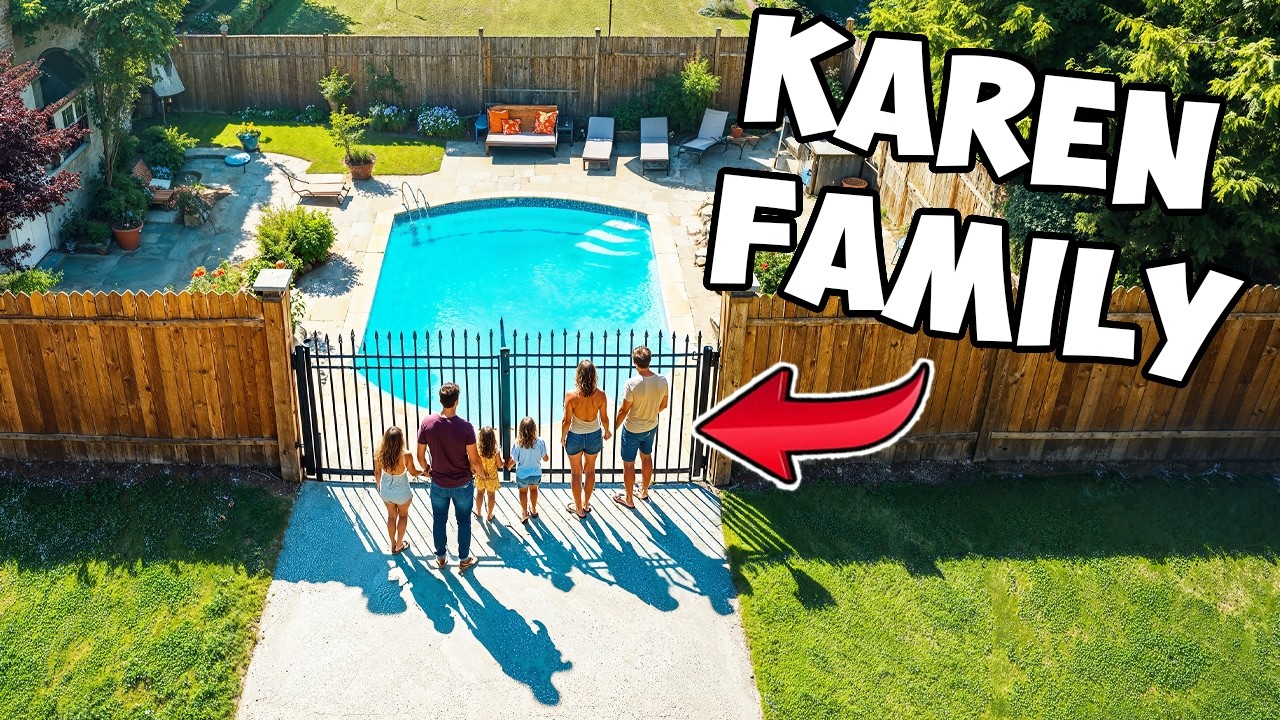 Neighbor Karen LOSES IT When I Deny Her Family Access To My PRIVATE Pool!