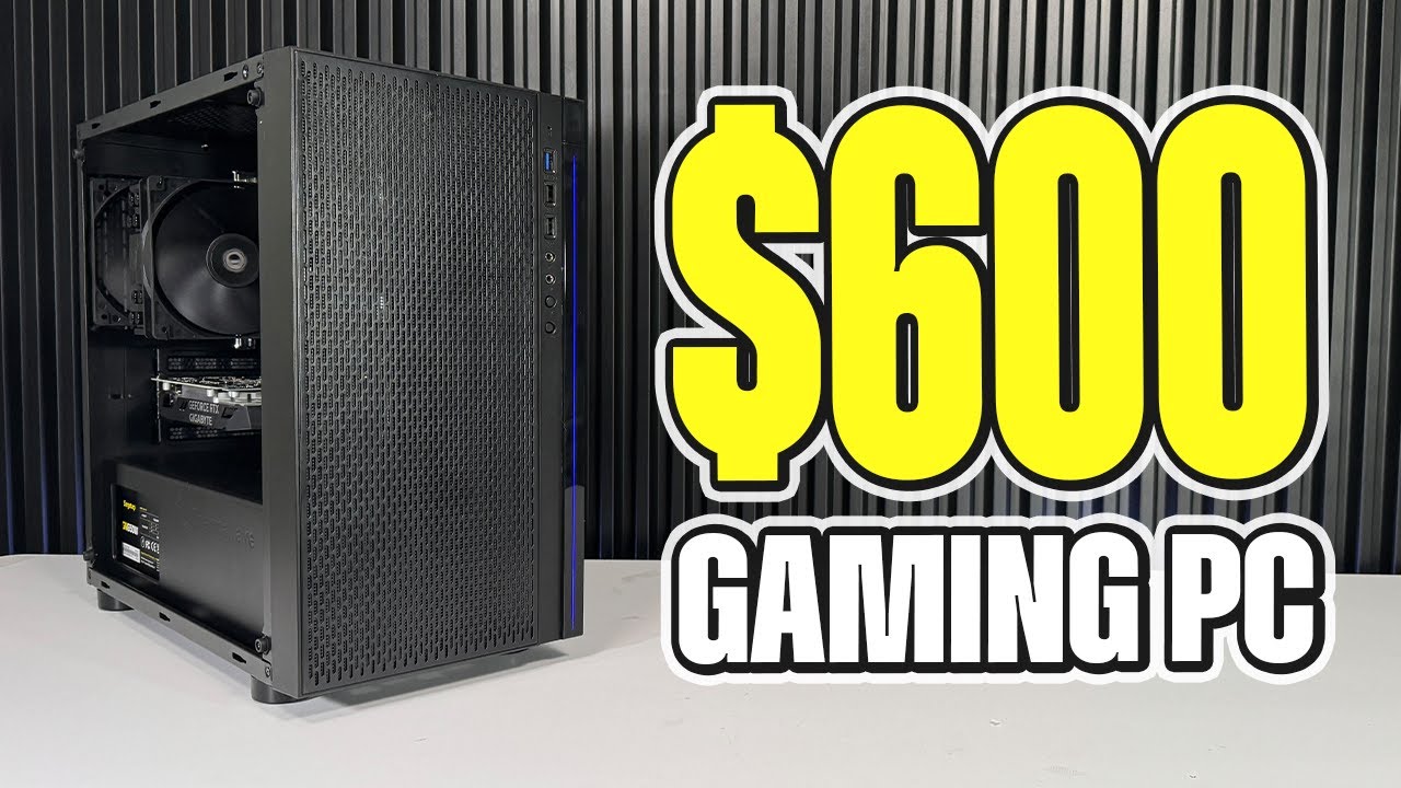 $600 Budget Gaming PC With ALL NEW Parts - Full Build Guide