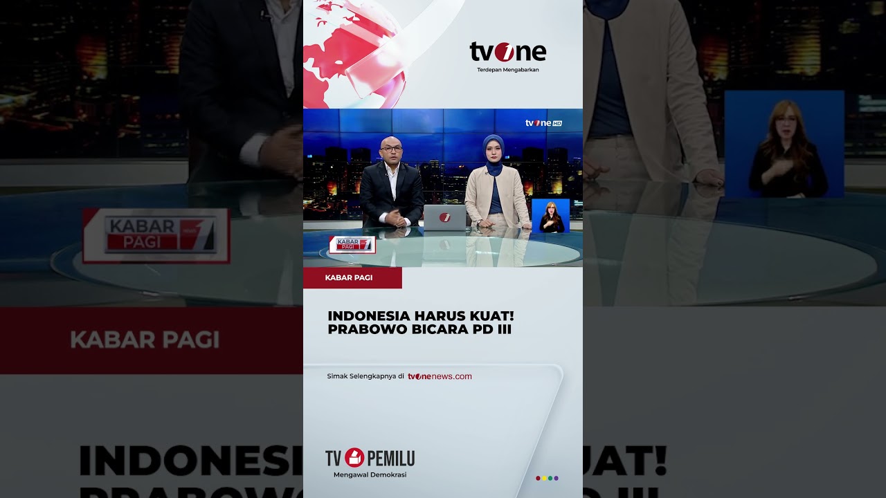 Dunia Tidak Baik baik Saja, Prabowo: Waspada Perang Dunia Ketiga | tvOne