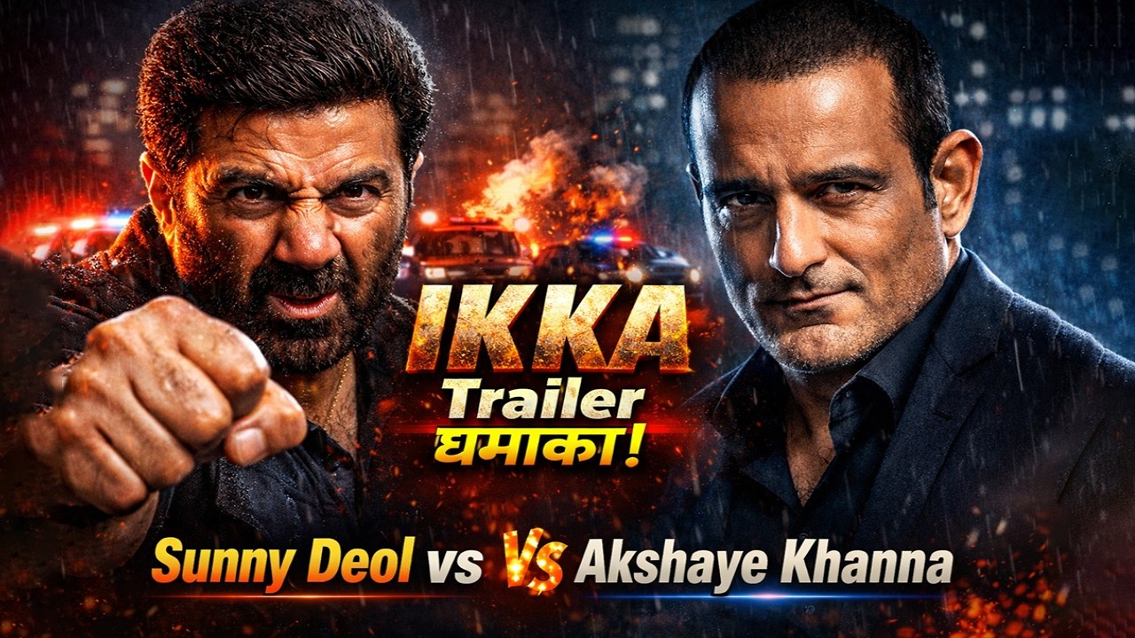 IKKA Trailer Review 🔥 Sunny Deol Ka Mass Comeback | Akshaye Khanna Dangerous Villain?