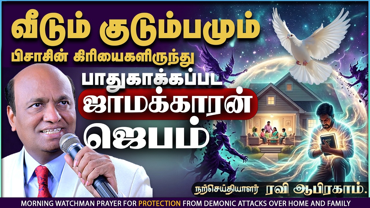 WATCHMAN PRAYER 🔥 Protect Your Family From Demonic Attacks | Powerful Morning Prayer in Tamil