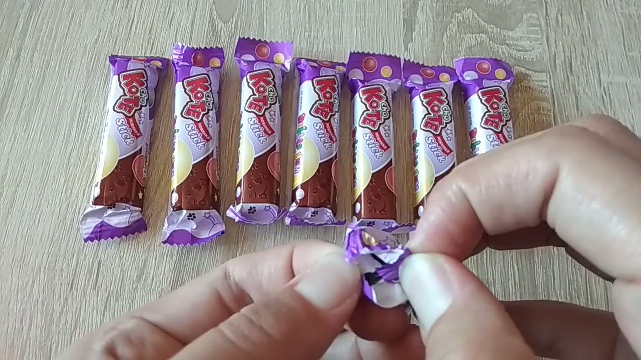 ASMR Unboxing Milk Chocolate Sticks | #ASMR #UnboxingChocolate