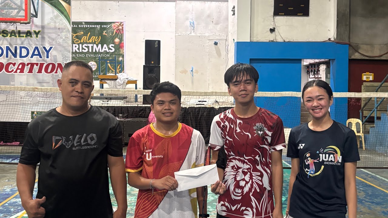 Salay Mini Tournament | Sol / CJ ( LJBC ) vs Jasper / Joash (LJBC) | Men's Advance Championship