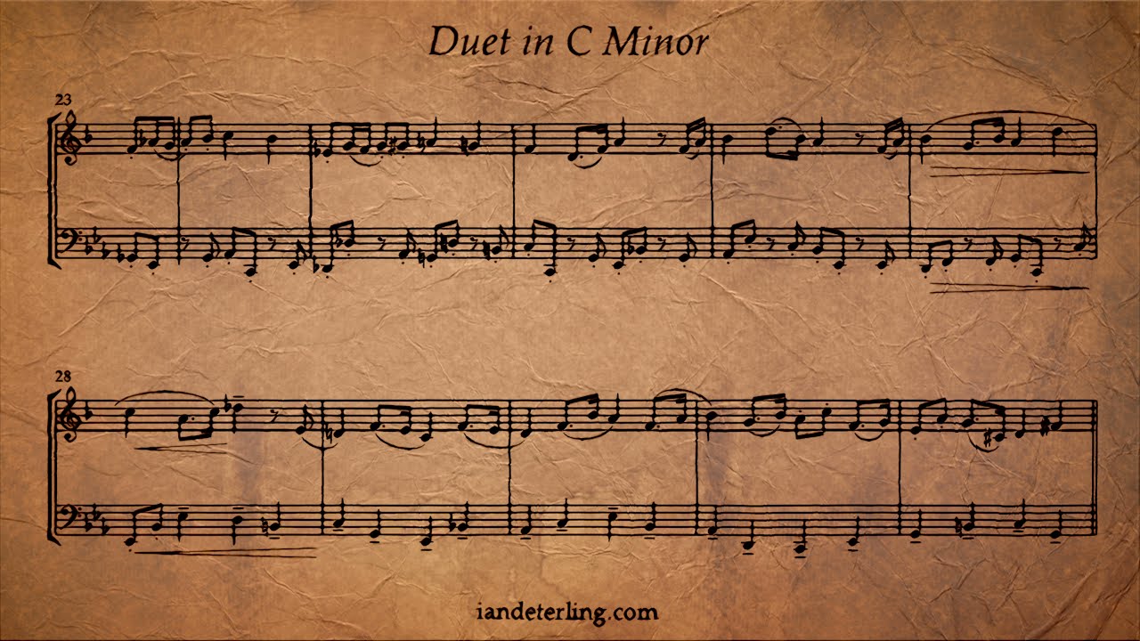 Duet for Clarinet and Euphonium in C Minor