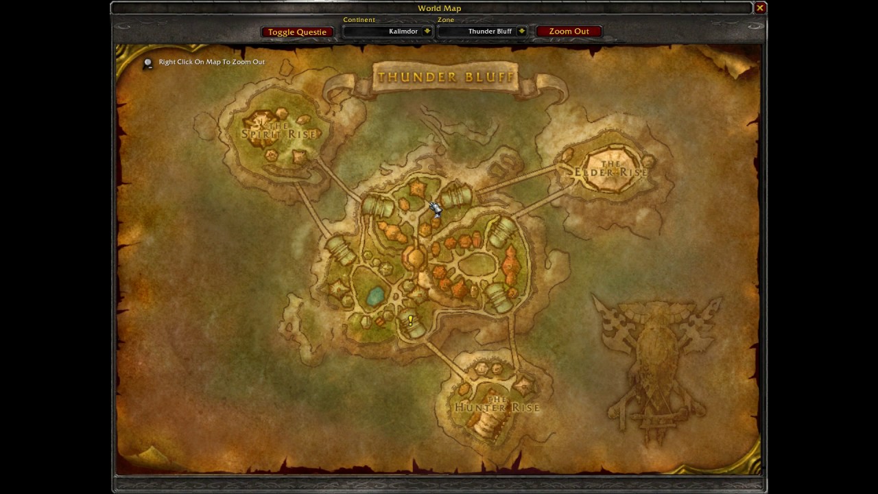 Where is Herbalism Trainer of Thunder Bluff - Vanilla WoW Elysium
