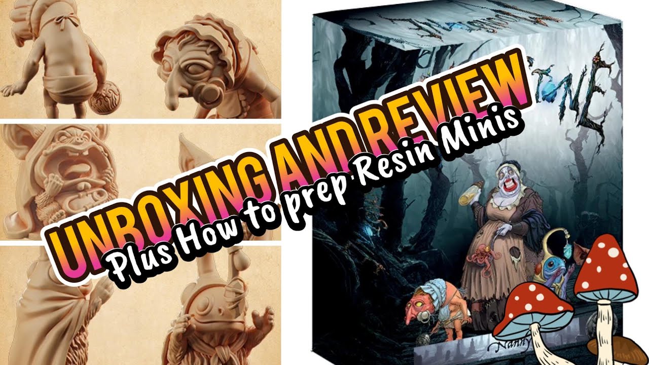 MOONSTONE UNBOXING +How to prep resin minis
