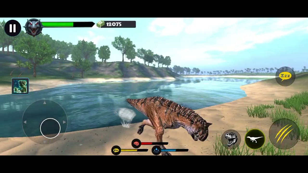 ACABANDO CON LO QUE SE MUEVA Gameplay Con Carnotaurus .Jurassic Clash Dino Sim
