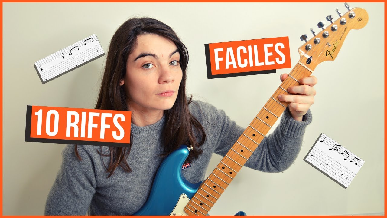 10 riffs faciles à la guitare