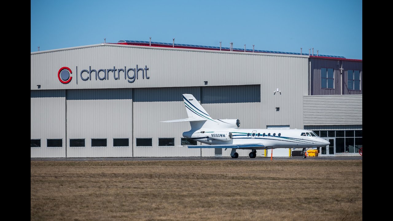 Dassault Falcon 50 taxi and takeoff from Region of Waterloo International Airport YKF *4K*