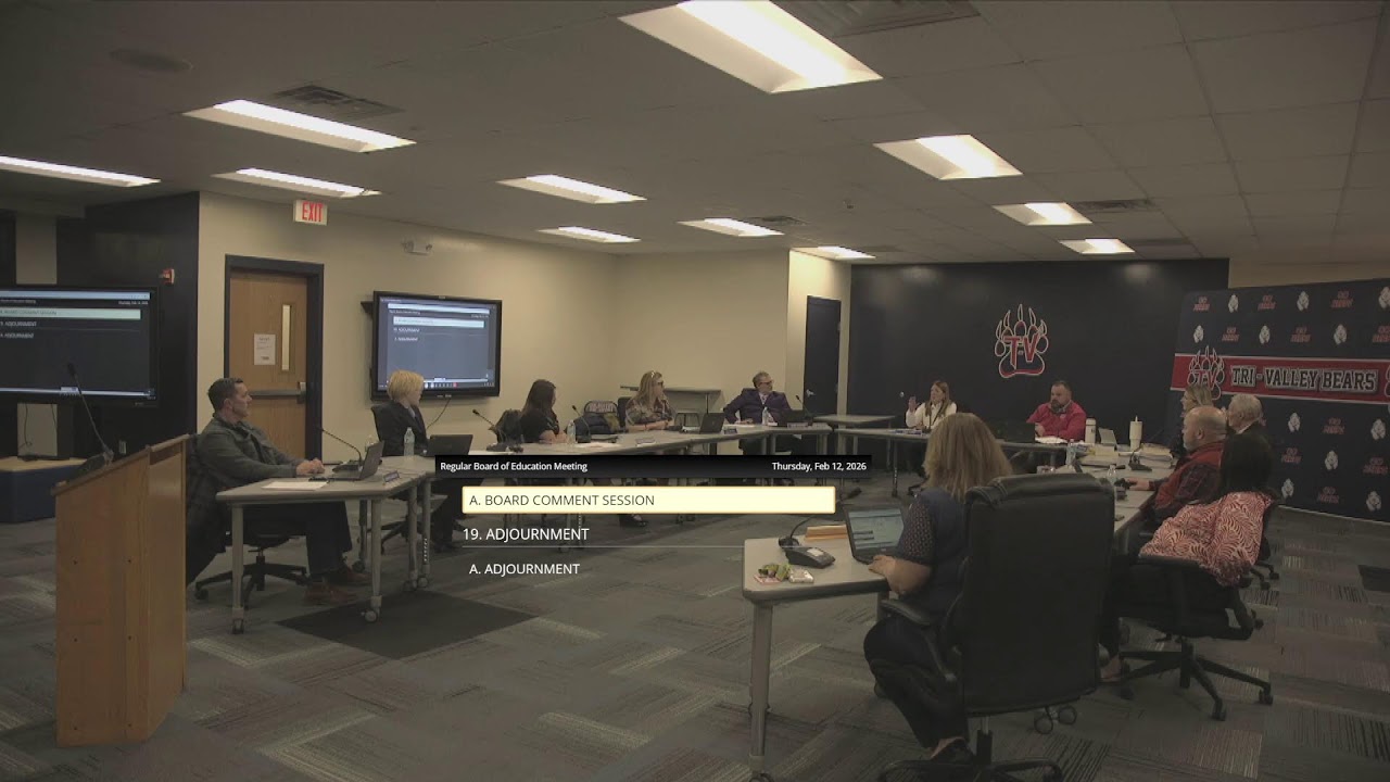 TVCS Board Meeting 2/12/25