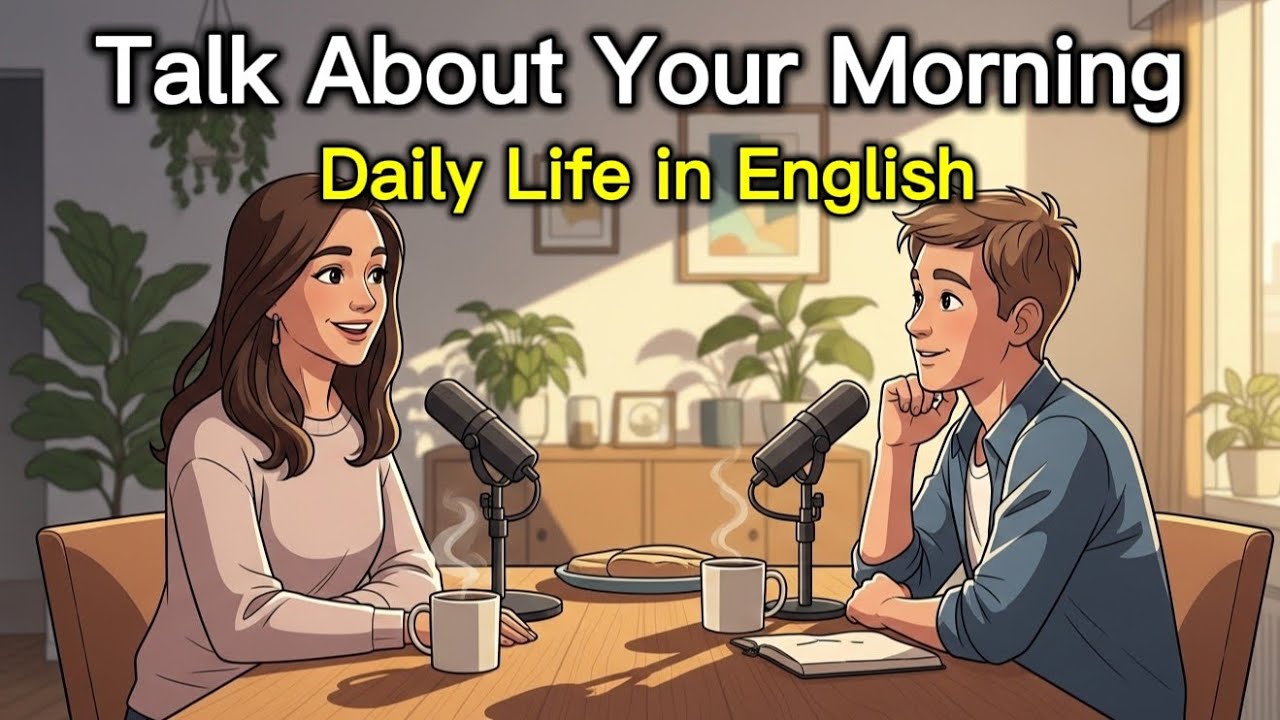 Talk About Your Morning | Daily Life in English | Easy Conversation (A1–A2)
