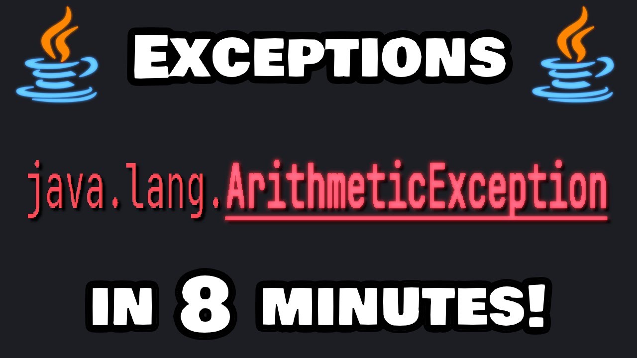 Learn EXCEPTION HANDLING in 8 minutes! ⚠️