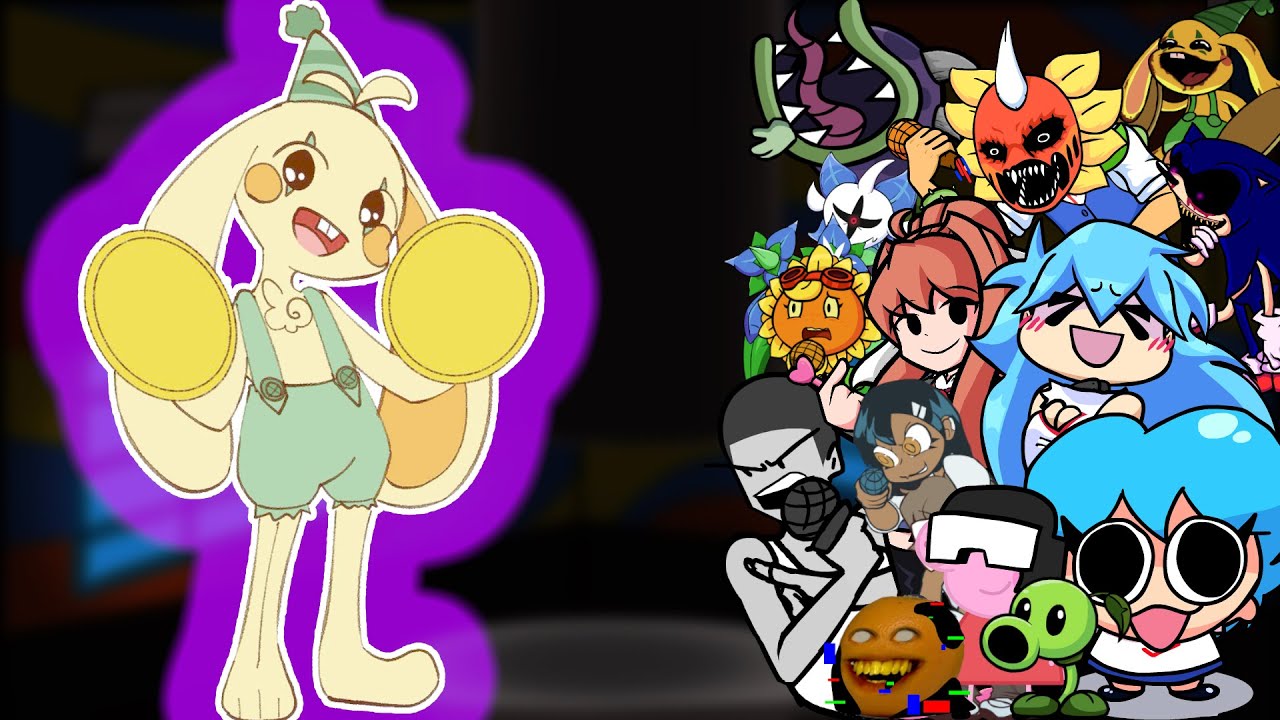 FNF Musical Memory(Vs Bunzo Bunny Cute) But Different Characters Sing It🎵 Everyone(Poppy Funktime)