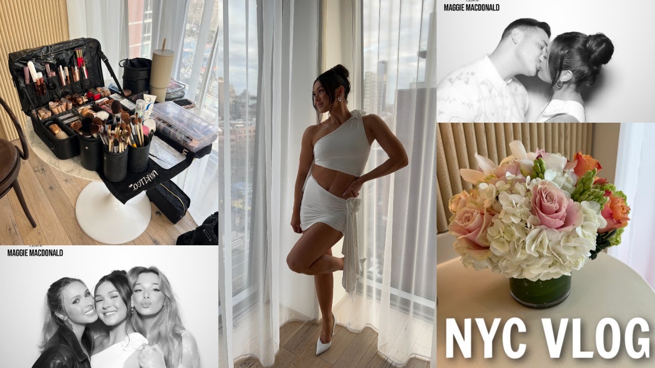 NYC VLOG: day in soho, bagels, shopping & my revolve launch party!!!