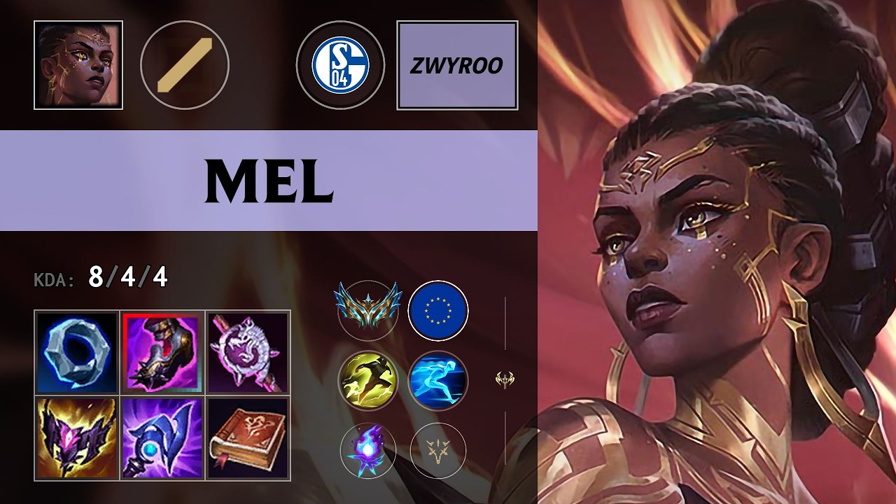 (S04E Zwyroo) Mel Mid vs Yone - EUW Challenger Patch 26.12