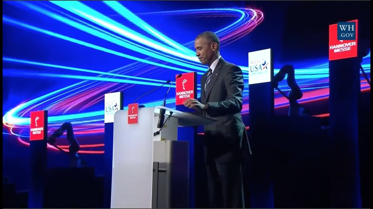 Obama At Hannover Messe Trade Fair - Full Speech