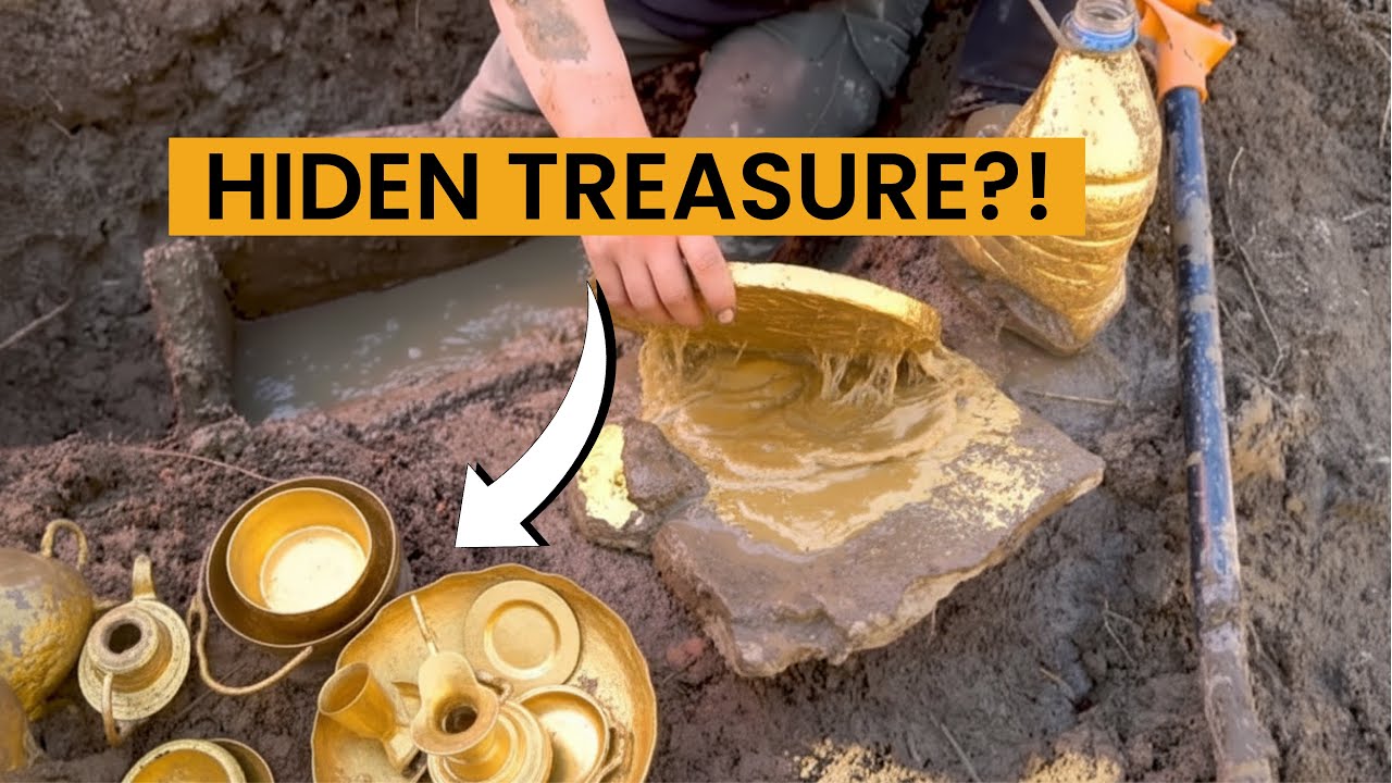 Found an incredible treasure hidden by water traps!!