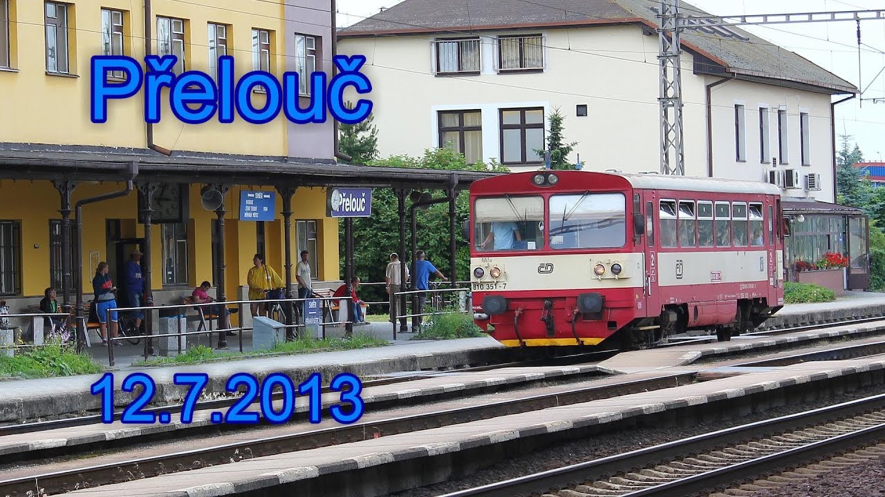 Vlaky Přelouč, 12.7.2013