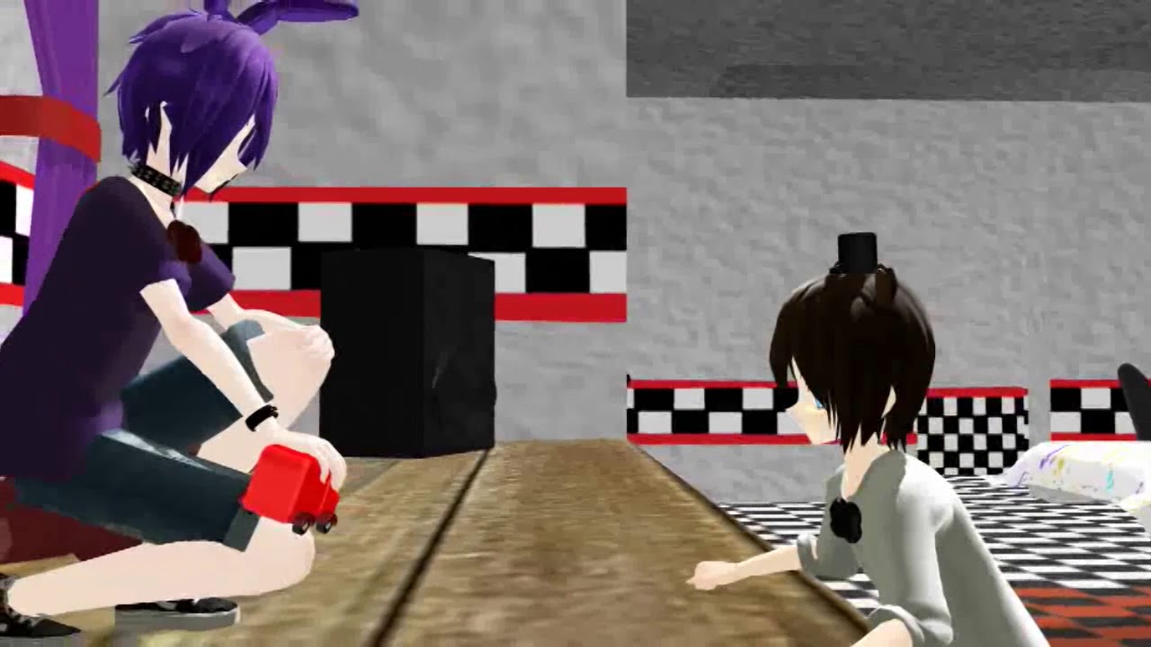 FNAF Animation Funny- A Little Freddy's Night (Five Nights at Freddy's MMD)