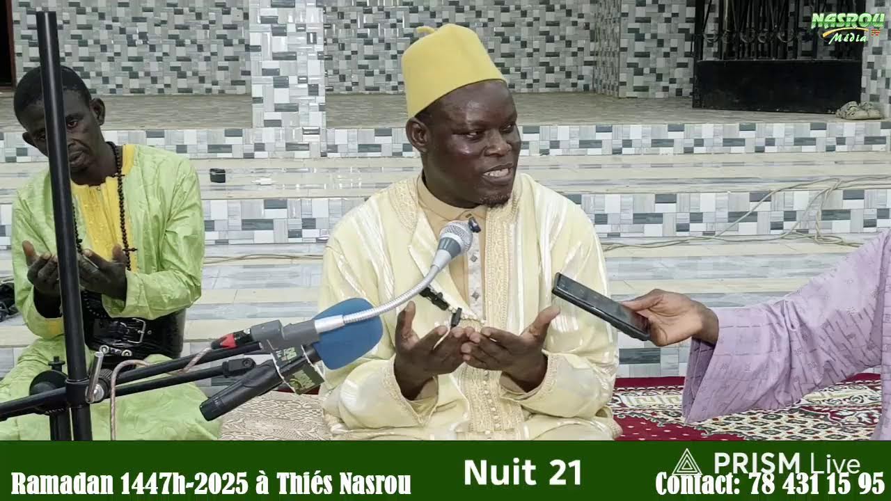 Live streaming of NASROU TV média Vivification du Moi de Ramadane Chez Serigne Assane kane Nasrou