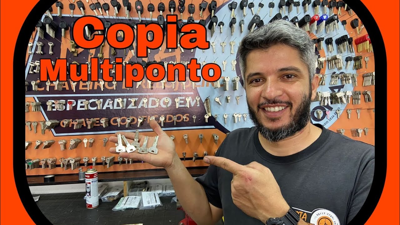 C&Oacute;PIA DE CHAVE MULT-PONTO 🔑😎 #mult-ponto ￼￼