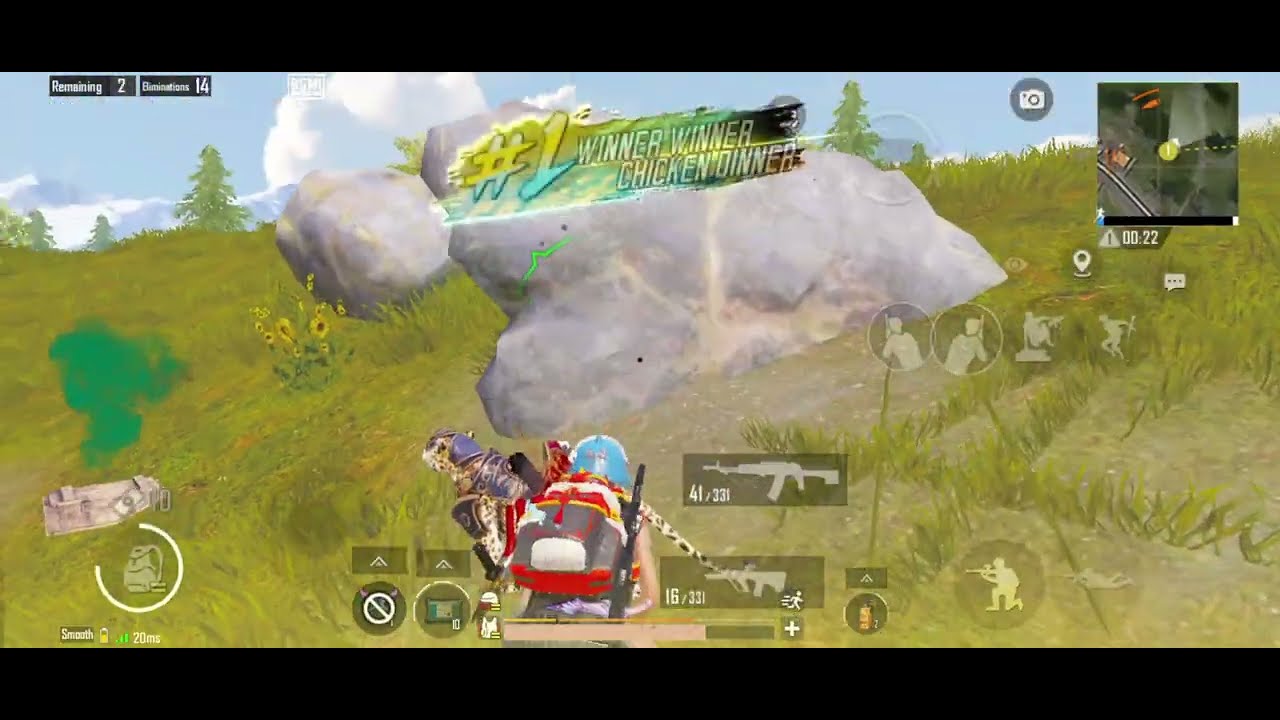 22kills in Duo vs squad with my partner😎 in intense lobby😱#pubgmobile #video #gameplay