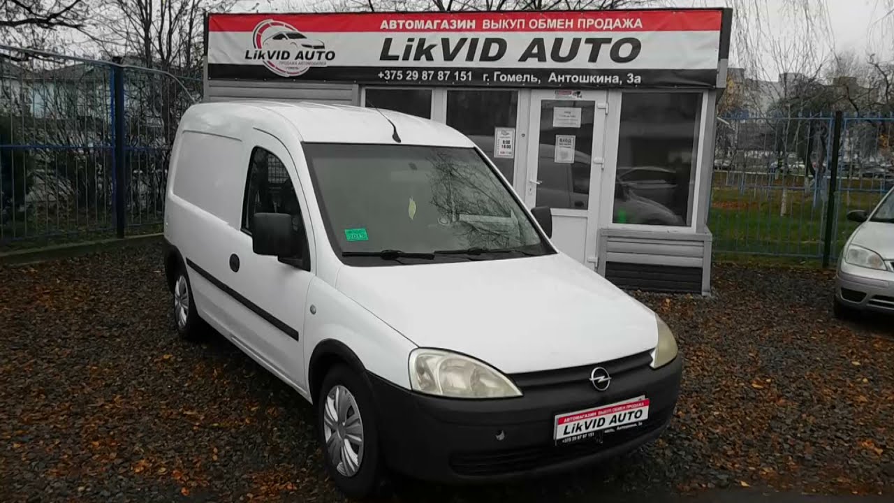Обзор-продажа Opel Combo 1.3 CDTI MT 2008 г.в. Белый. Цена - 5150$